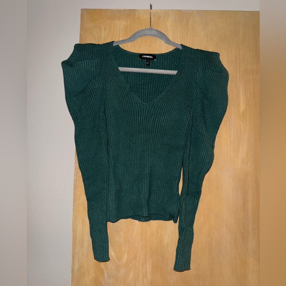 Never worn green Express sweater